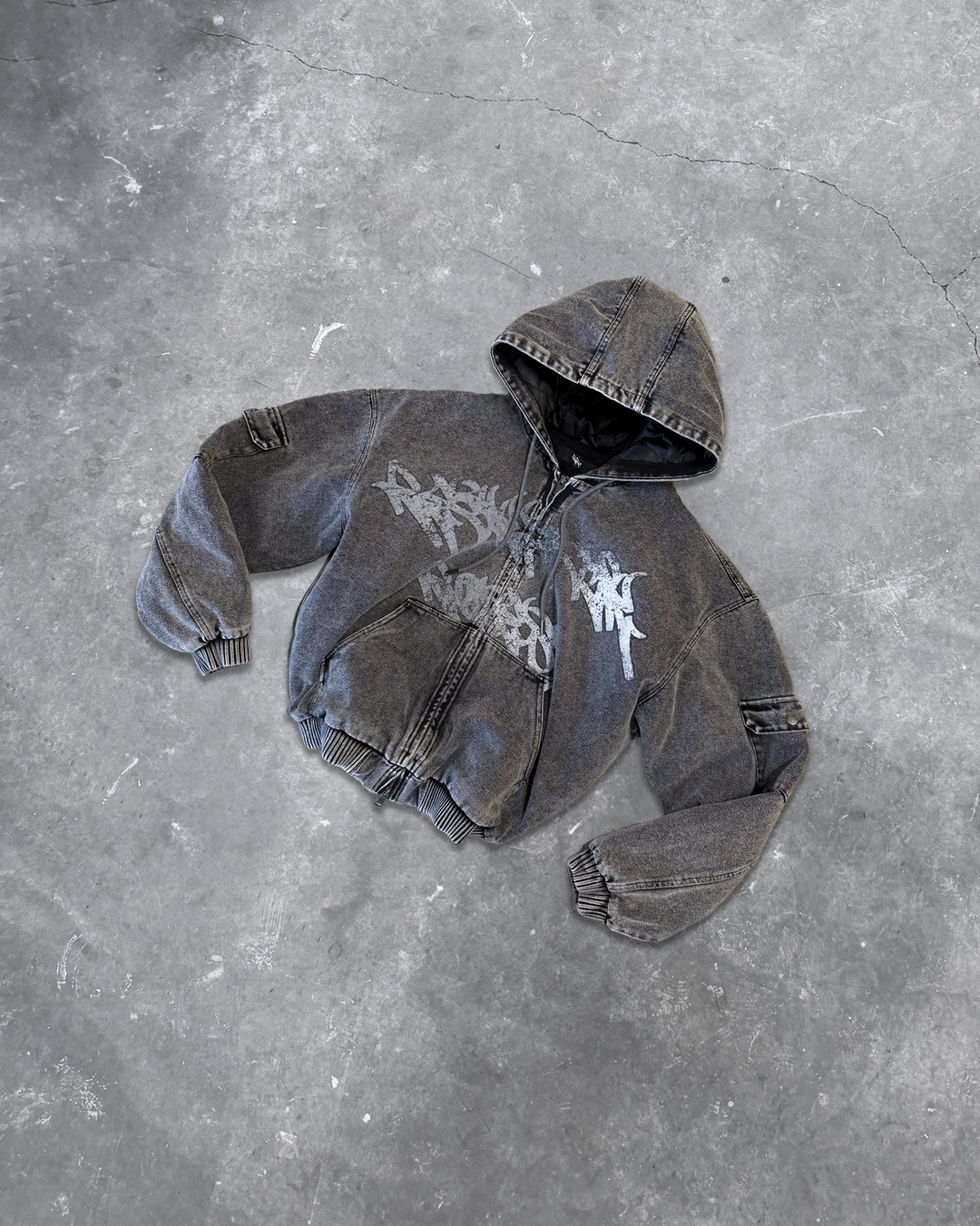 HOODED CANVAS JACKET