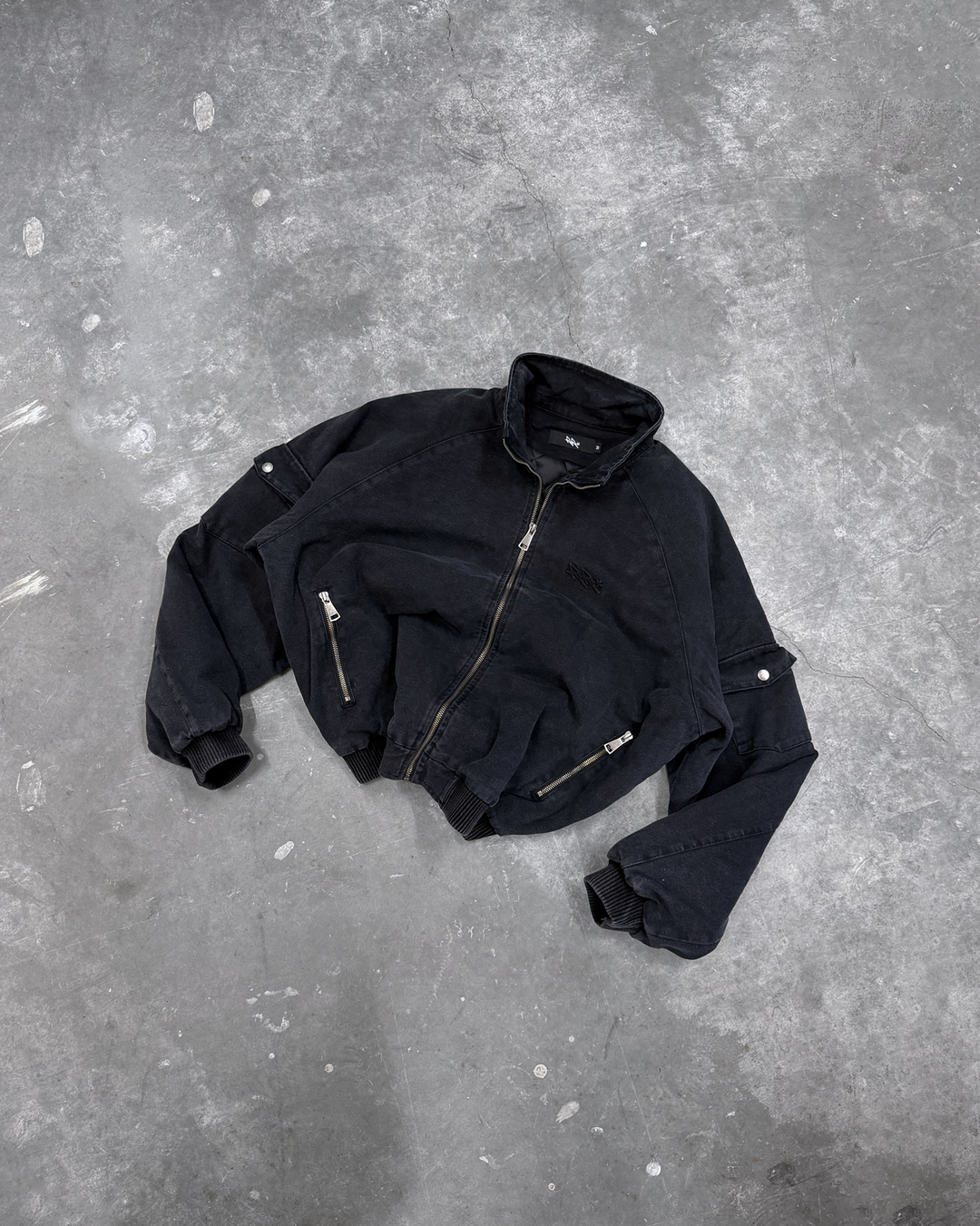 CANVAS BOMBER JACKET